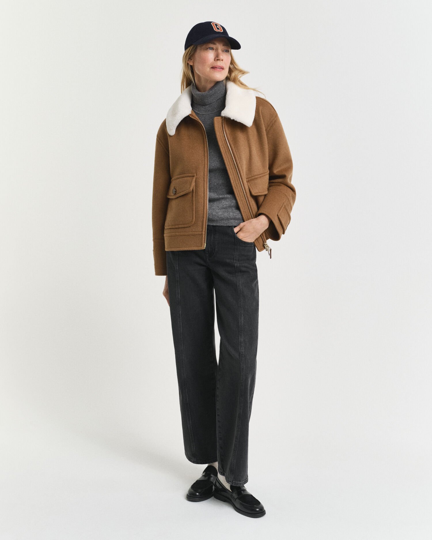 Coltrui met korte mouwen van kasjmier