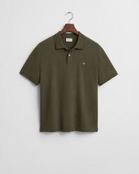Textured poloshirt