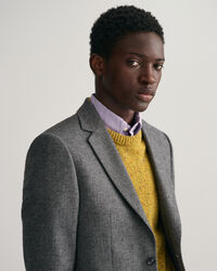 Kostuumblazer met visgraatmotief