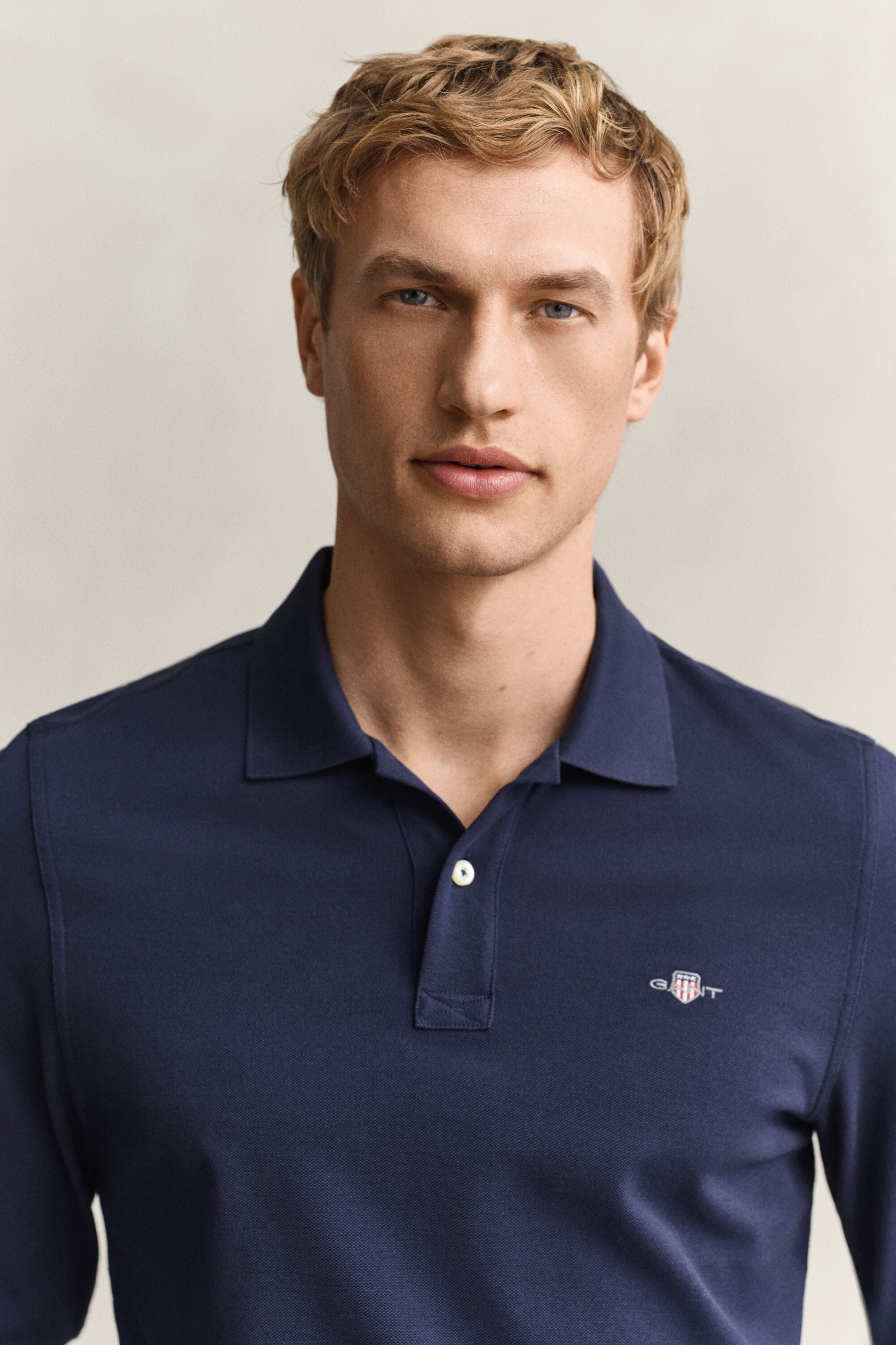Poloshirt met lange mouwen