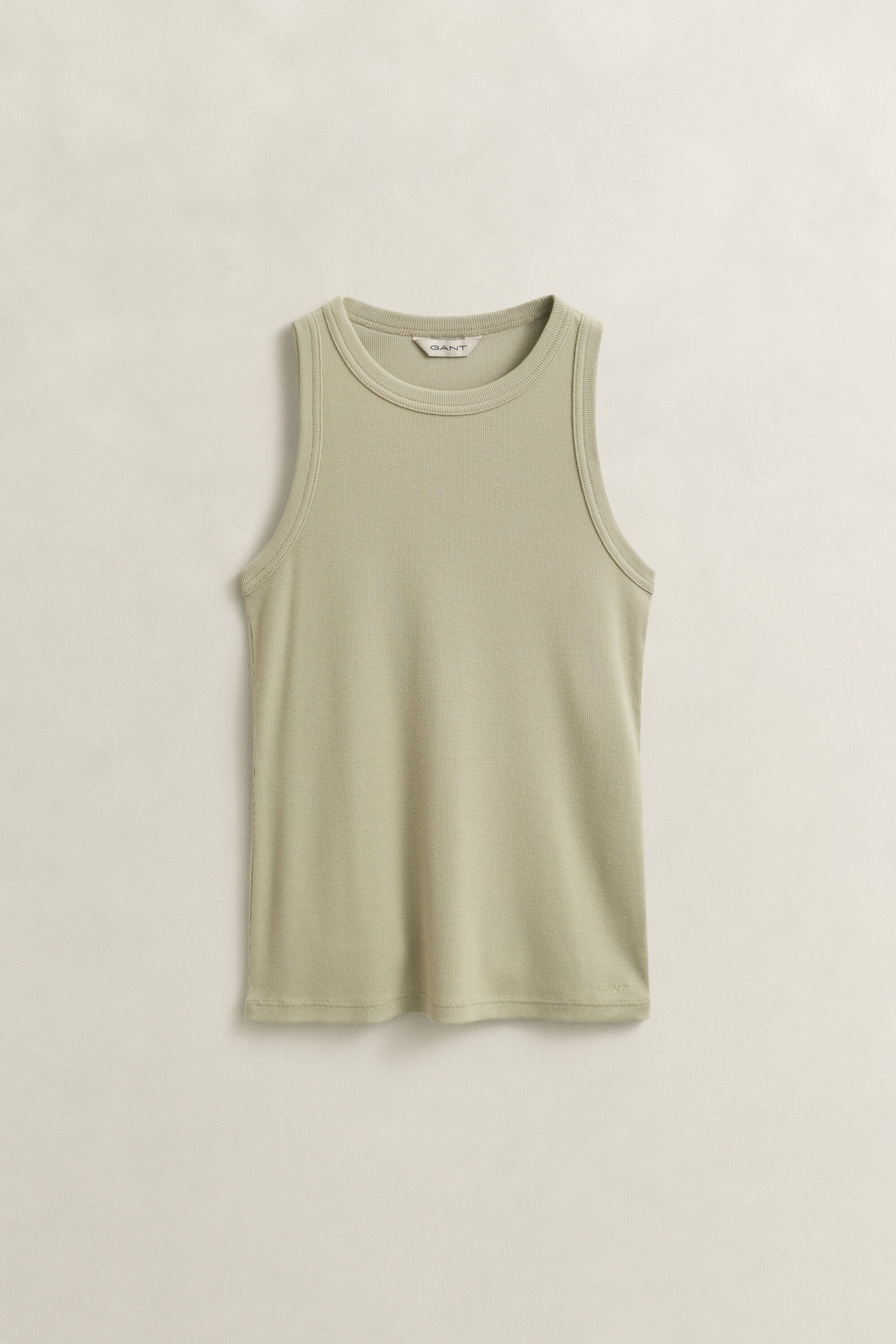 Geribde tanktop
