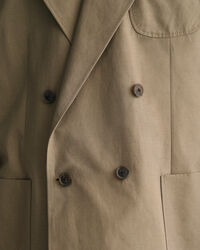 Oversized Safari kostuumblazer met dubbele knopenrij