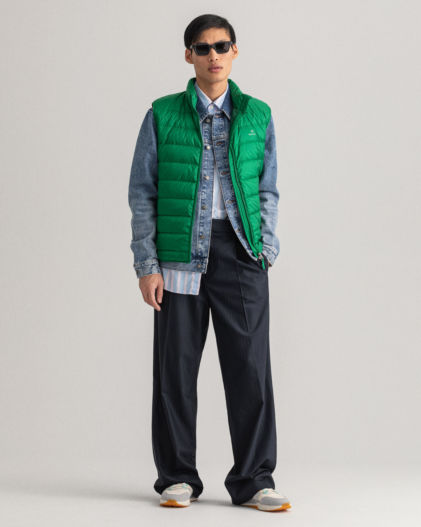 Lichte donsbodywarmer