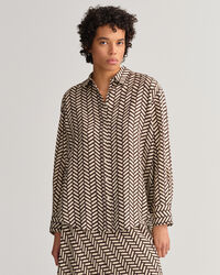 Relaxed Fit Geometric overhemd