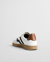 Cuzmo sneakers van suède en leer