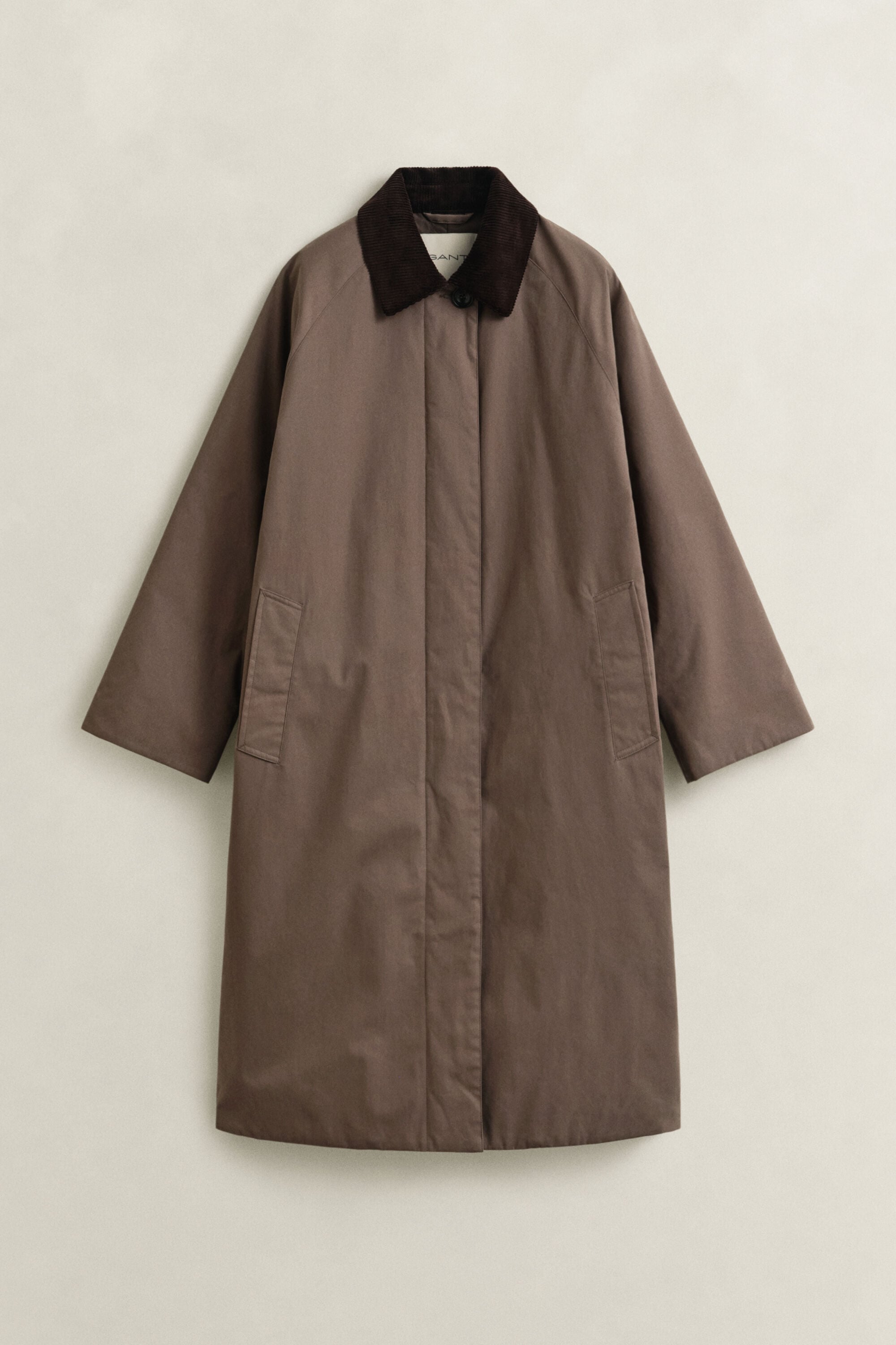 Gewatteerde Car Coat jas