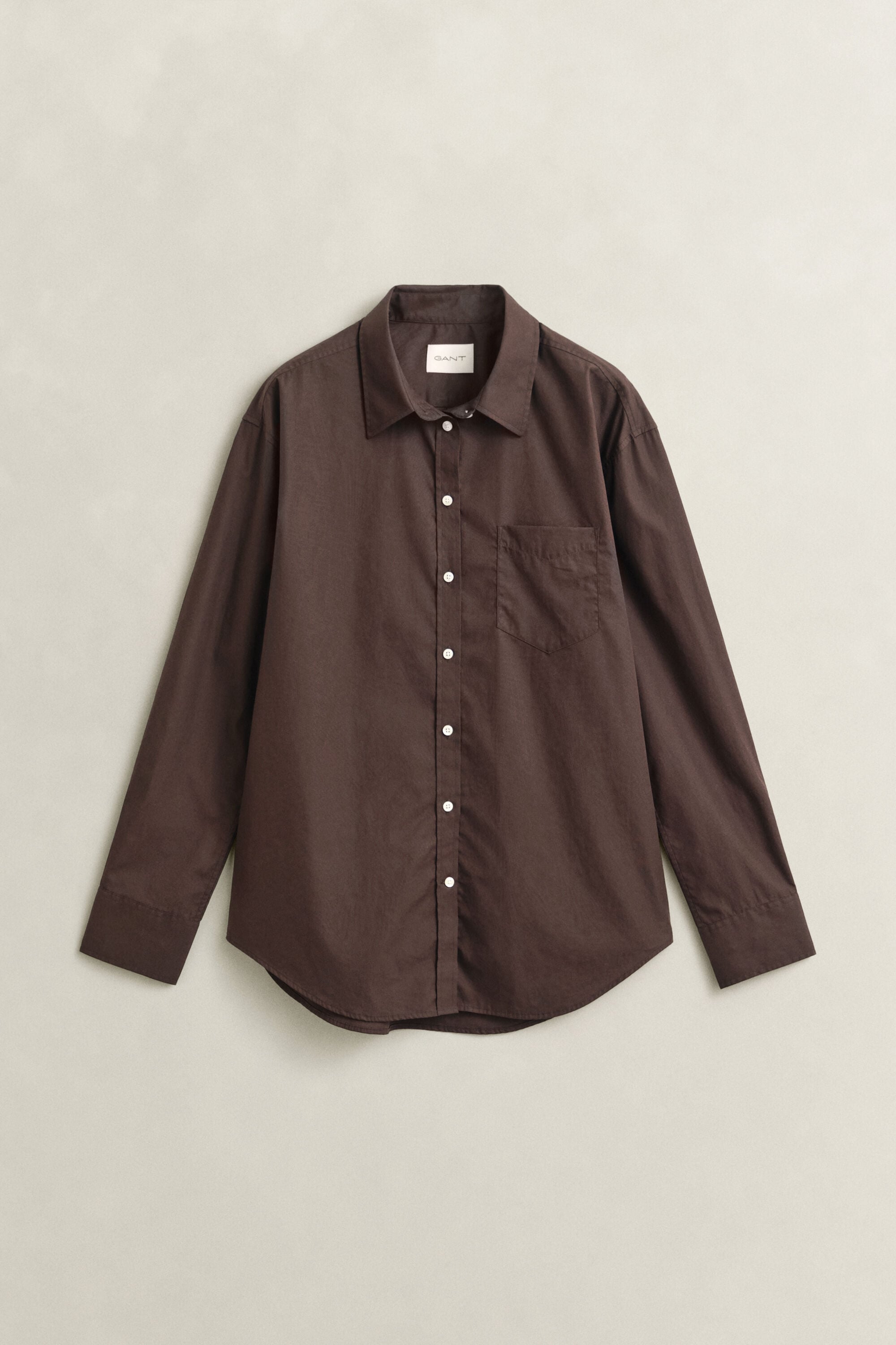 Relaxed Fit Classic overhemd van poplin