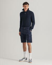 Relaxed Fit cargoshort van keperstof