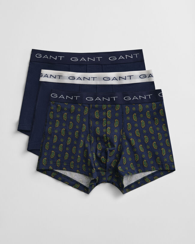 Cadeauset van drie boxershorts met paisleyprint