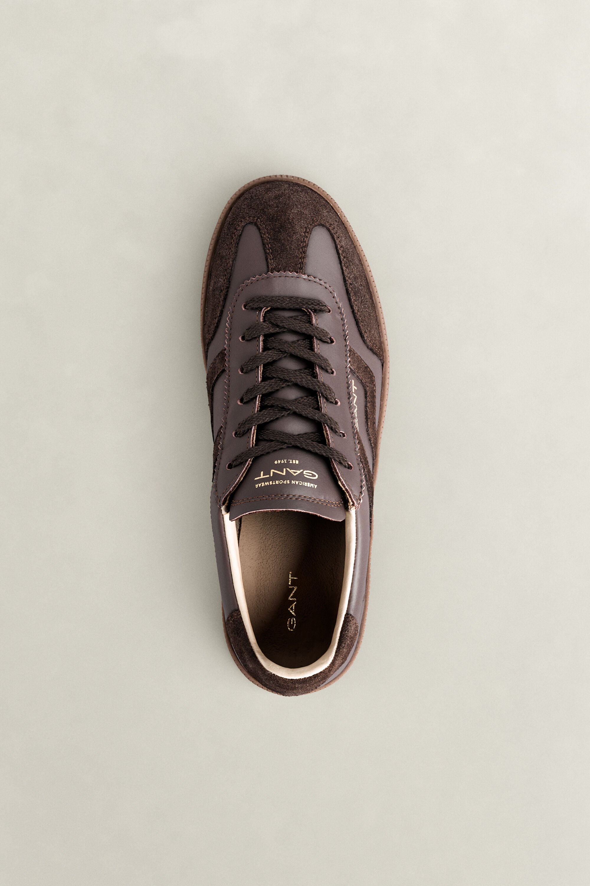 Cuzima-sneakers van suède-leer