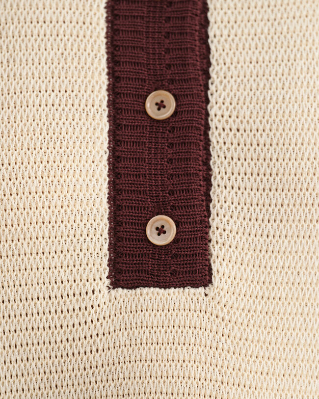 Gebreid poloshirt