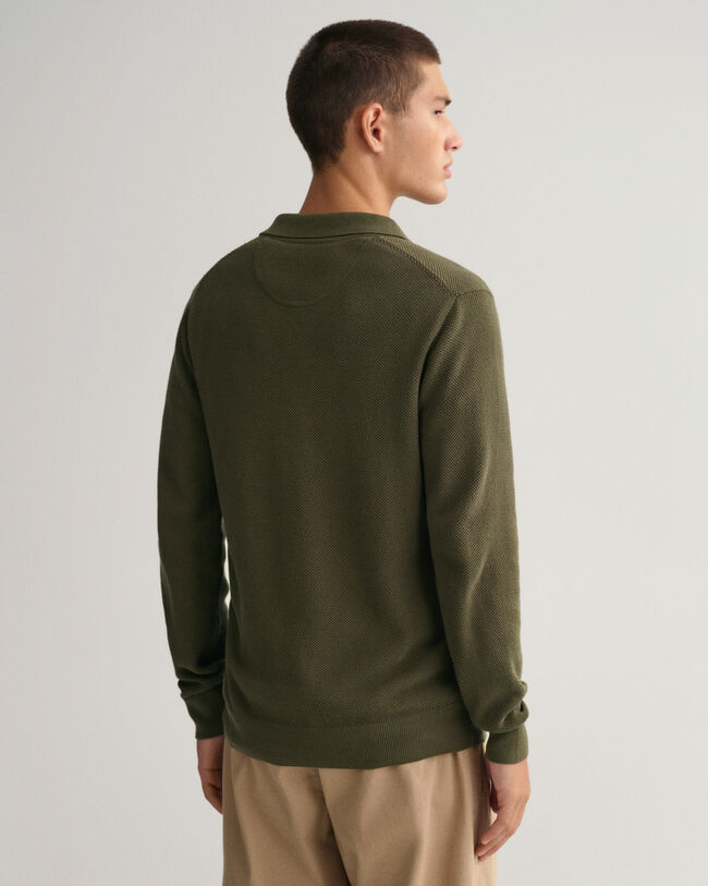 Poloshirt van katoenpiqu&eacute;