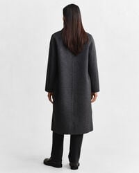 Handgestikte Car Coat met ruiten