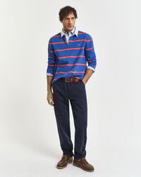 Regular Fit chino van keperstof