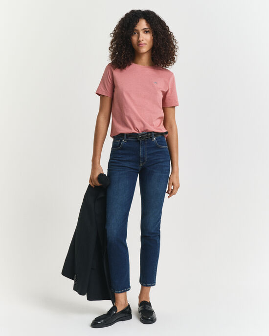 Slim Fit cropped jeans