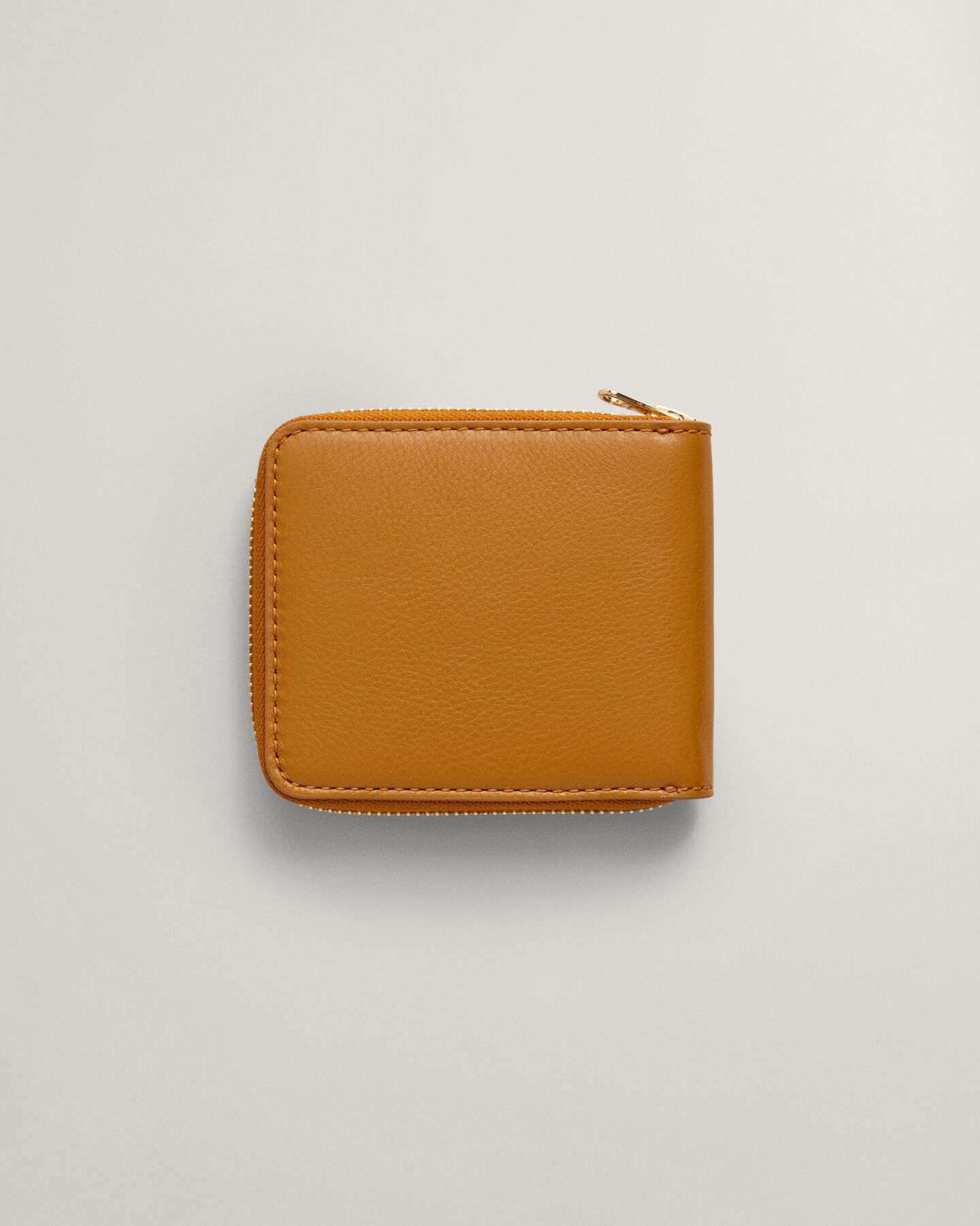 Leren portemonnee met rits