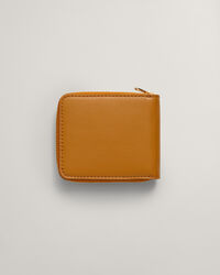 Leren portemonnee met rits