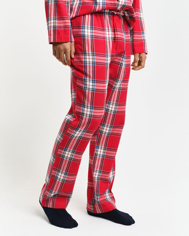 Flanellen pyjamaset shirt & broek in cadeauverpakking