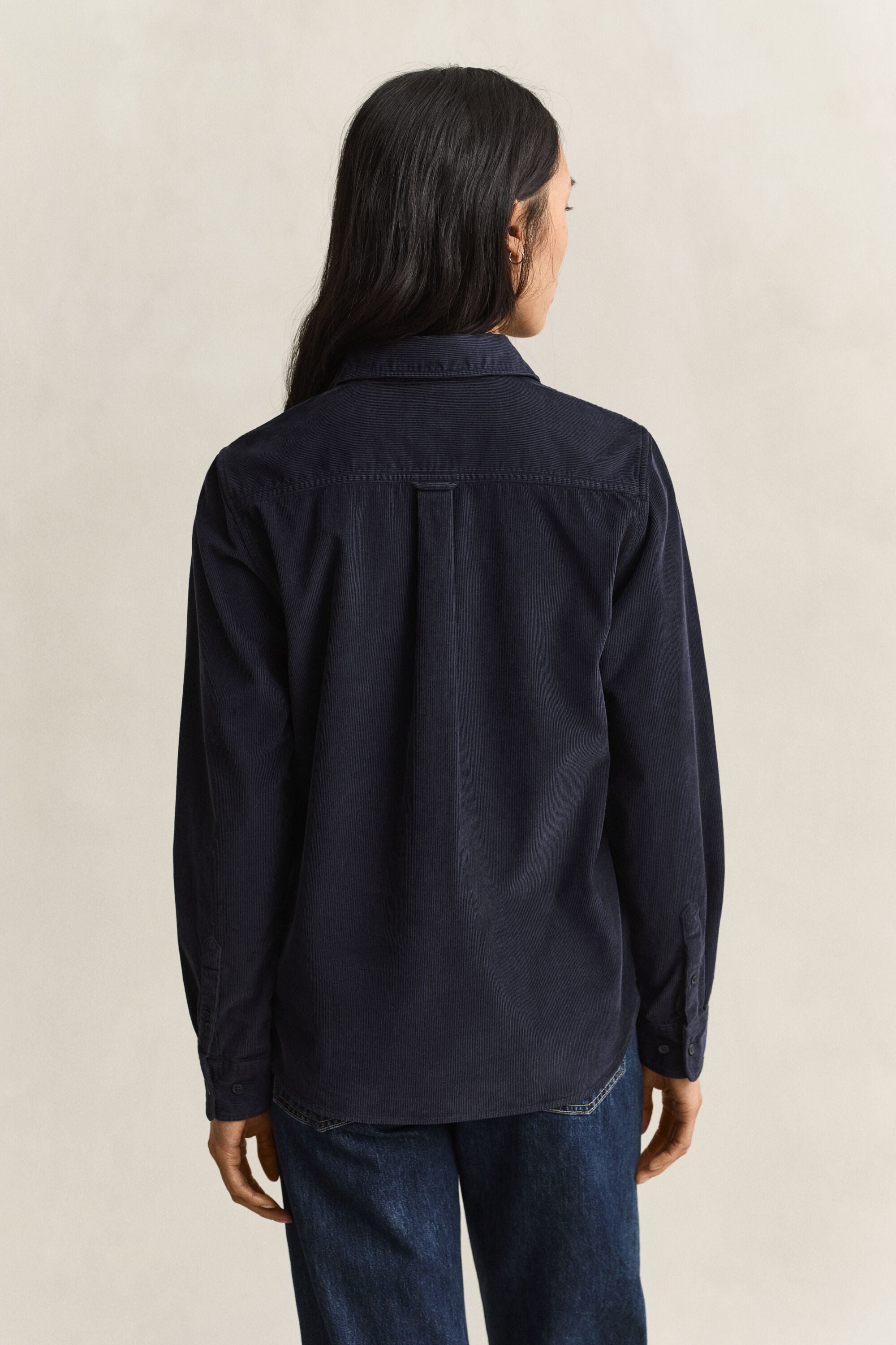 Regular corduroy overhemd