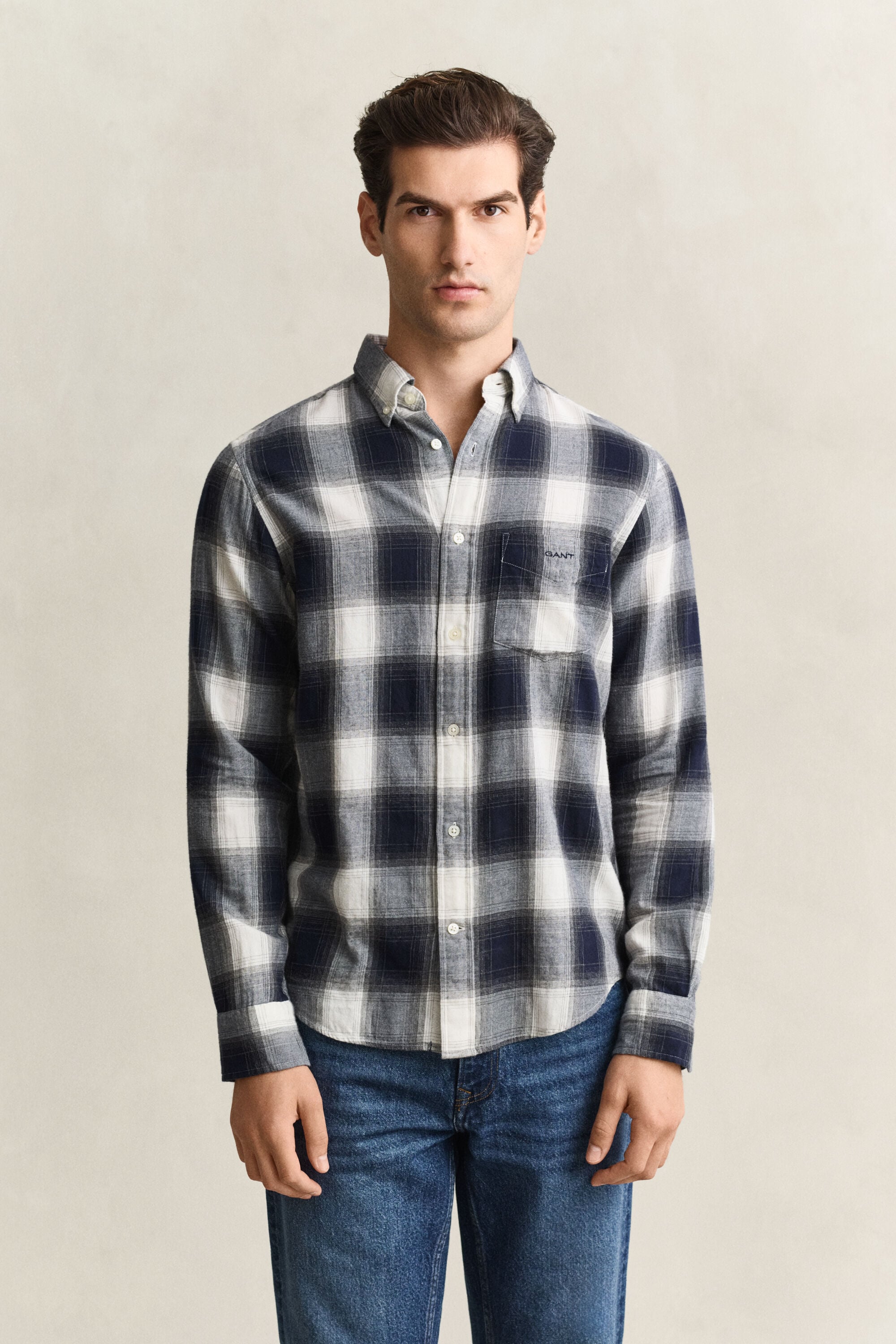 Geruit overhemd van Windblown-flanel