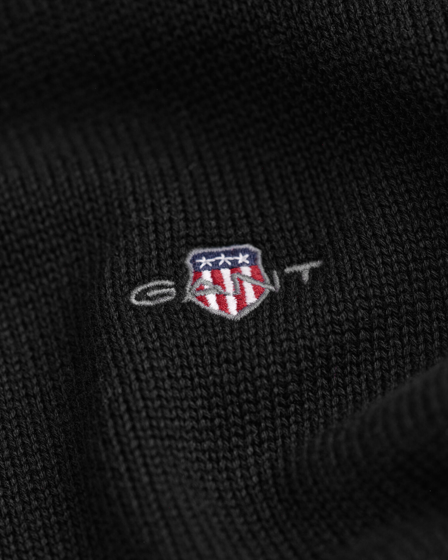 Casual katoenen trui met korte rits