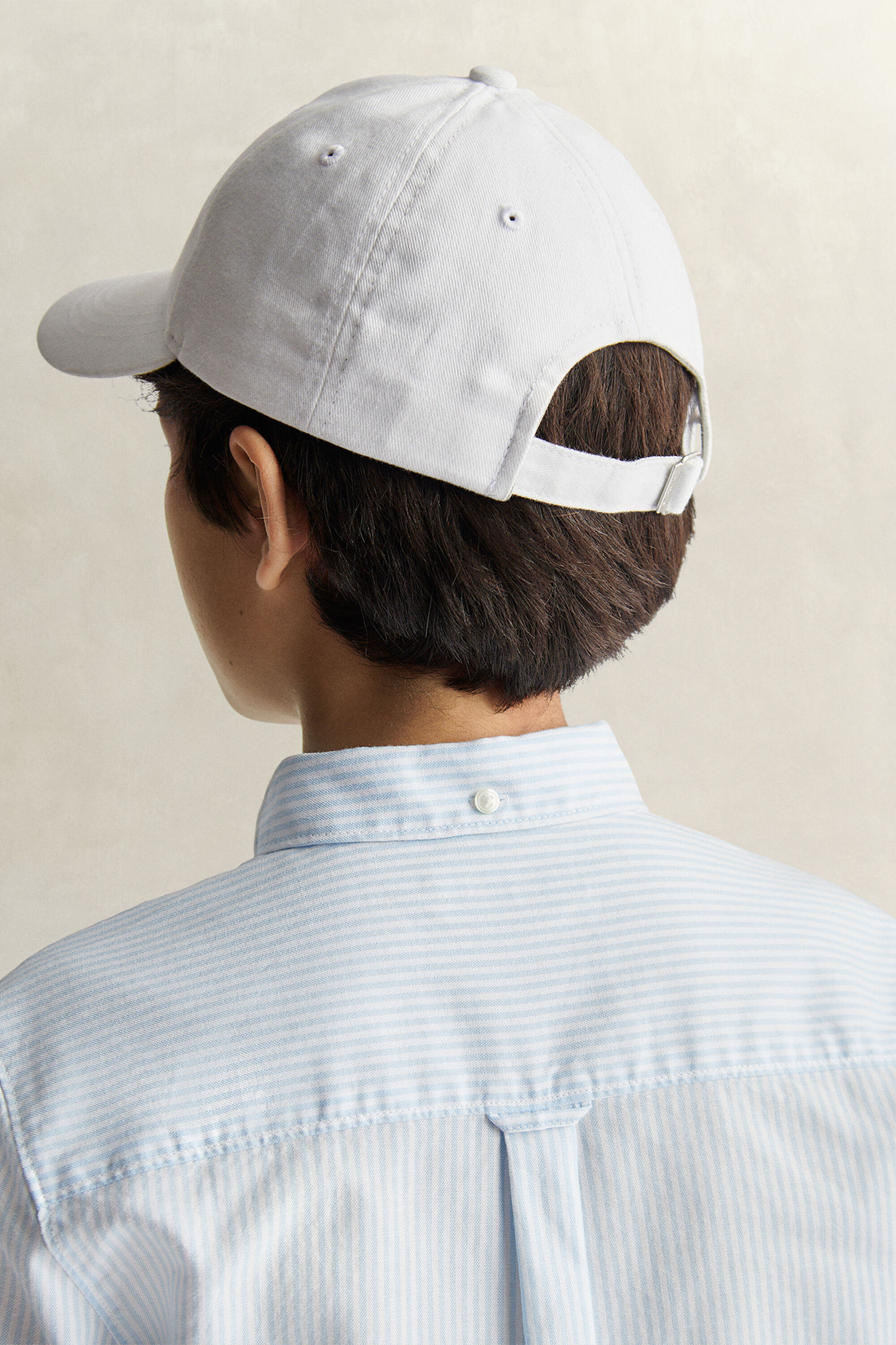 Teen Boys Oxford-overoverhemd met strepen