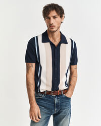 Katoenen poloshirt met kleurblokken