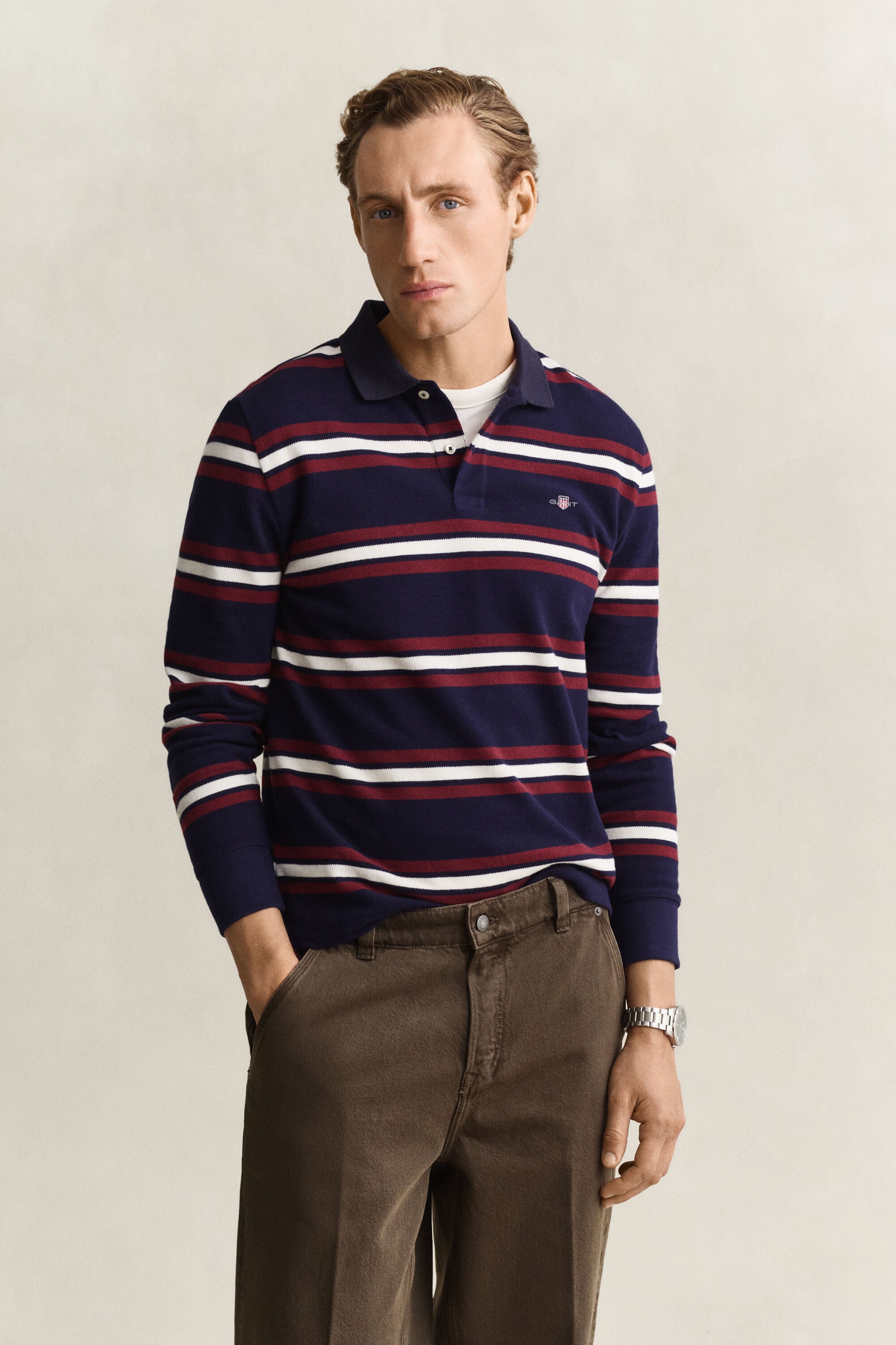 Gestreept poloshirt