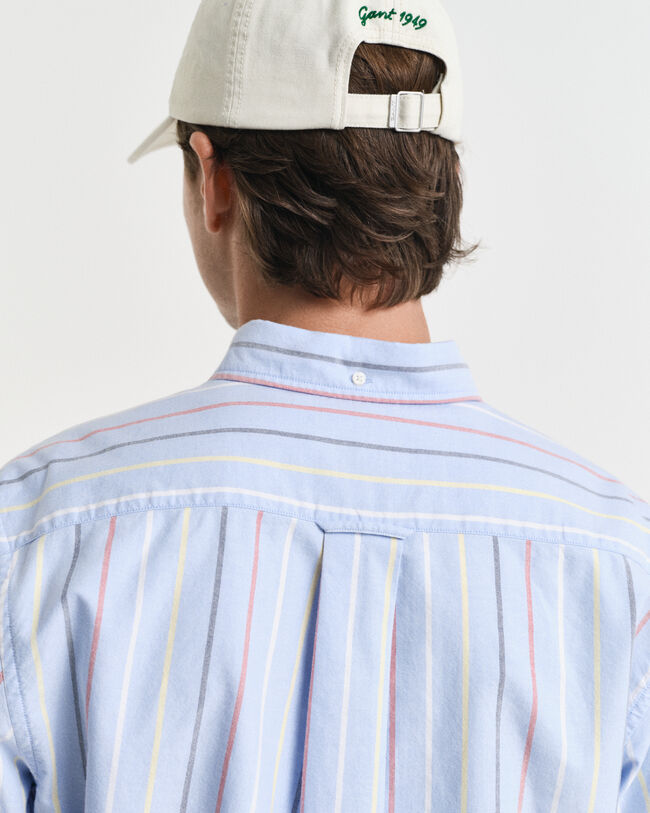 Regular Fit klassiek Oxford-overhemd met verschillende strepen