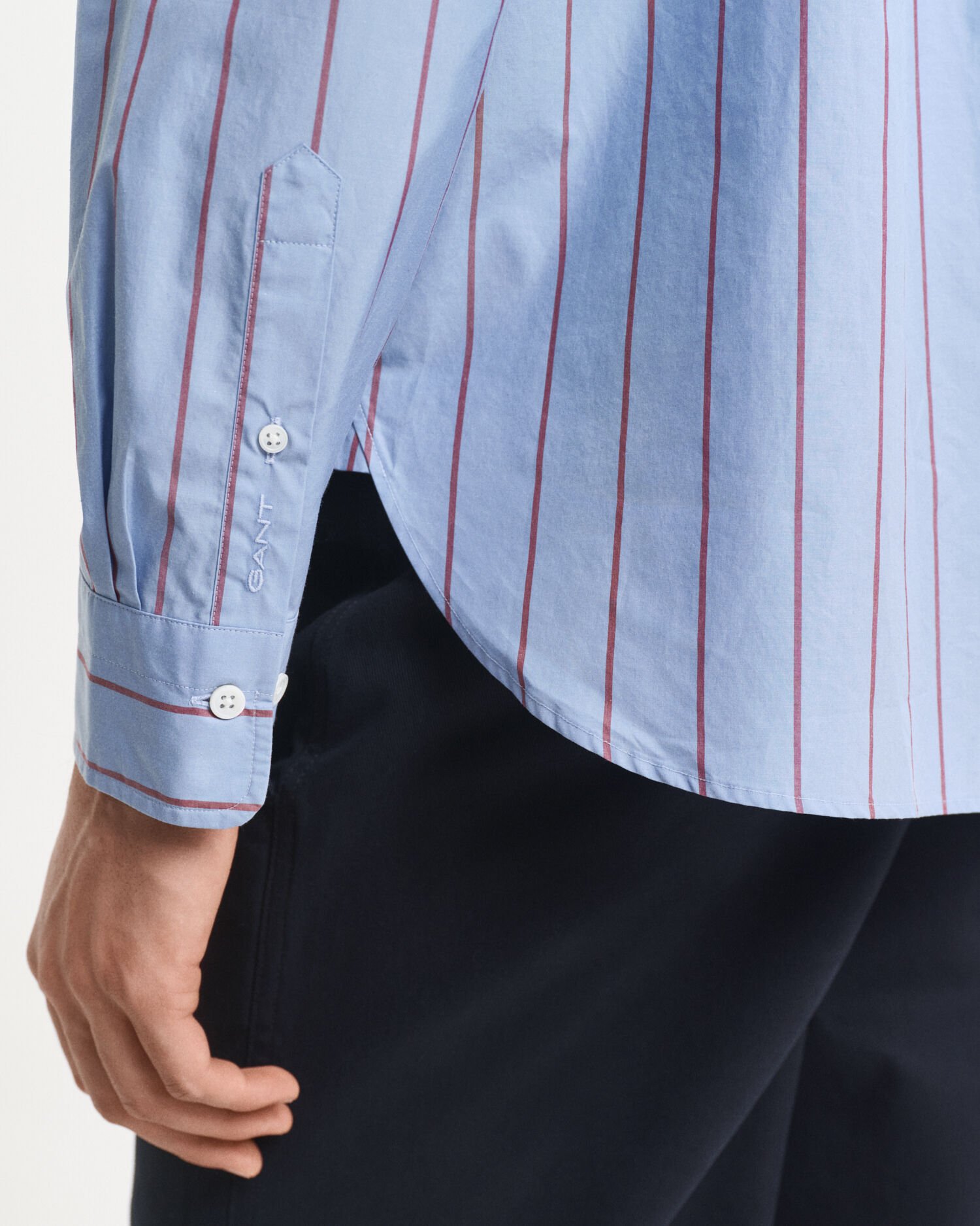 Relaxed Fit Striped Heritage Poplin overhemd