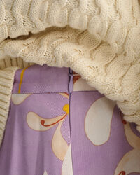 Midirok met bloemenprint