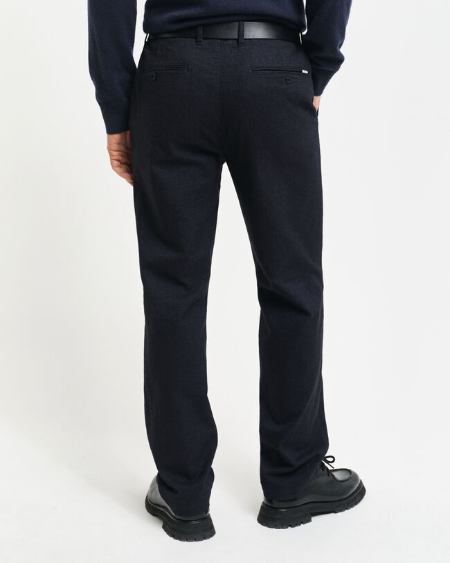 Tweekleurige Slim Fit broek