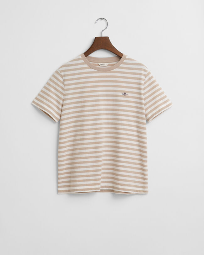 Shield T-shirt met strepen