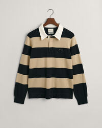 Rugger van merinoswol met brede strepen