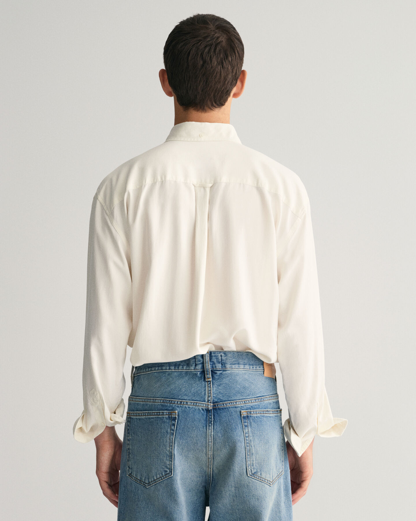 Relaxed Fit overhemd van zijde