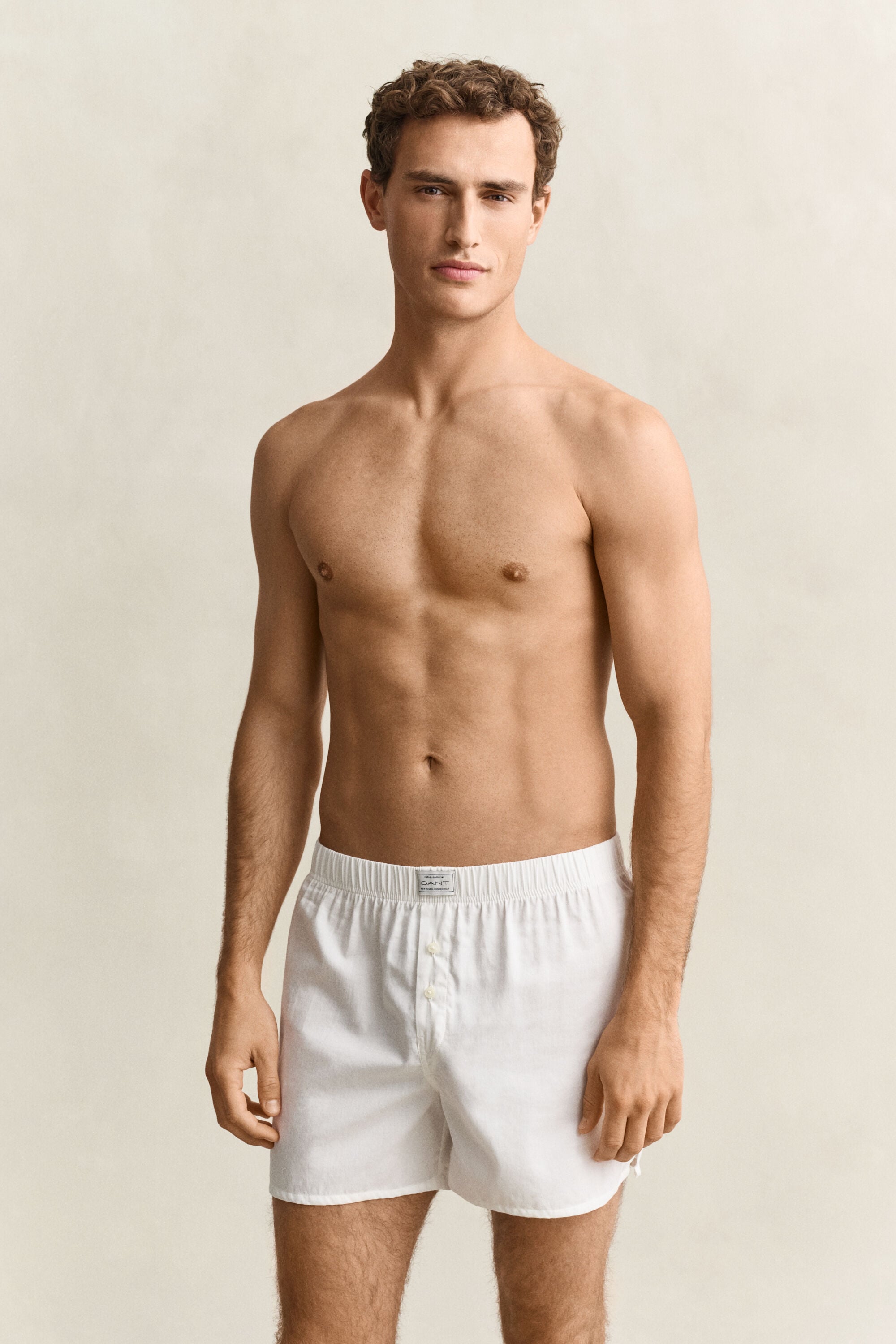Set van twee katoenen boxershorts