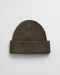 Beanie van grove wol