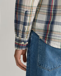 Regular Fit overhemd met Indiase madrasruit