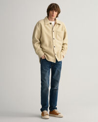 Oversized Sherpa overshirt