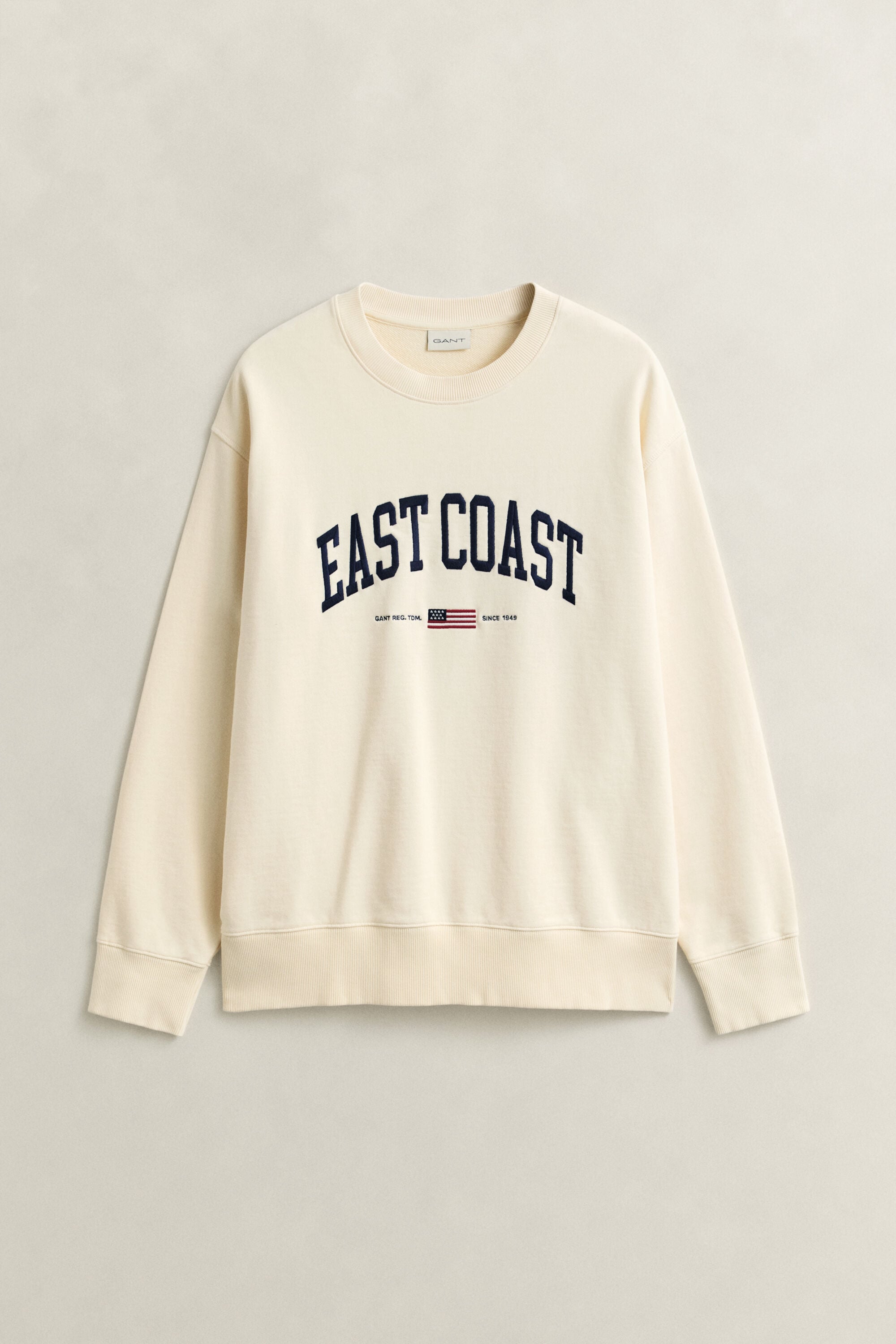 Sweatshirt met spray-afbeelding