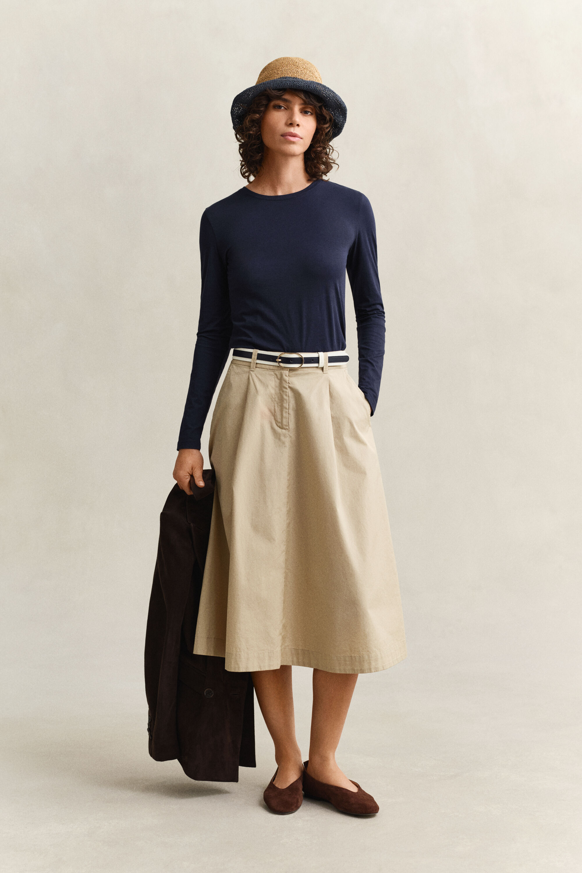 Katoenen T-shirt met lange mouwen