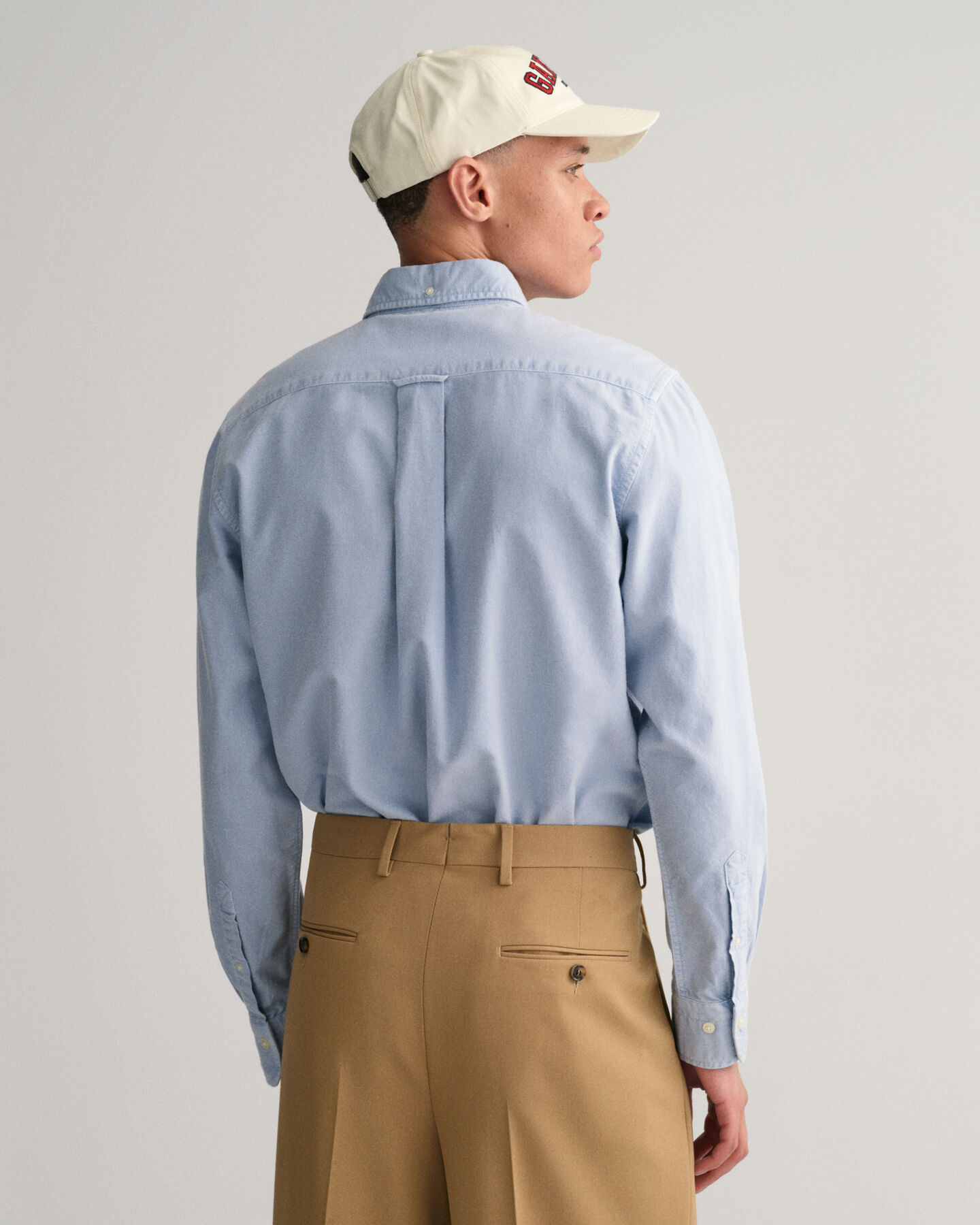 Regular Fit geborsteld Oxford-overhemd