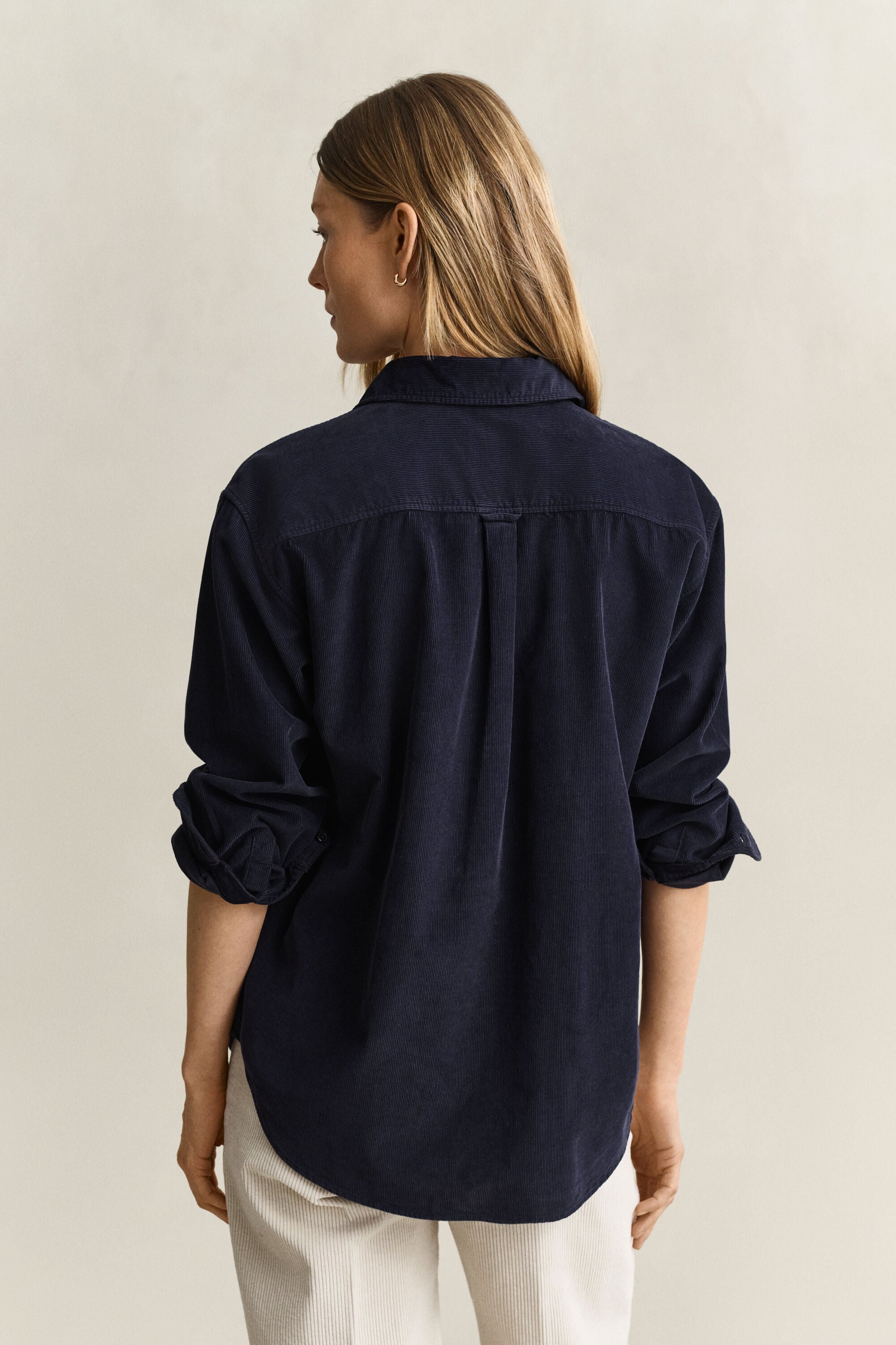 Relaxed corduroy overhemd