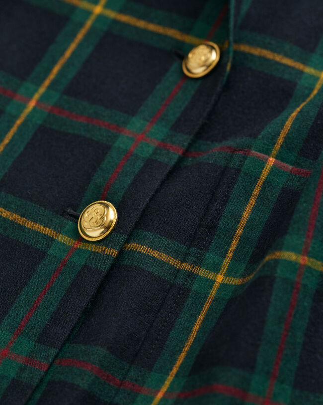 Regular Fit kostuumblazer met ruiten