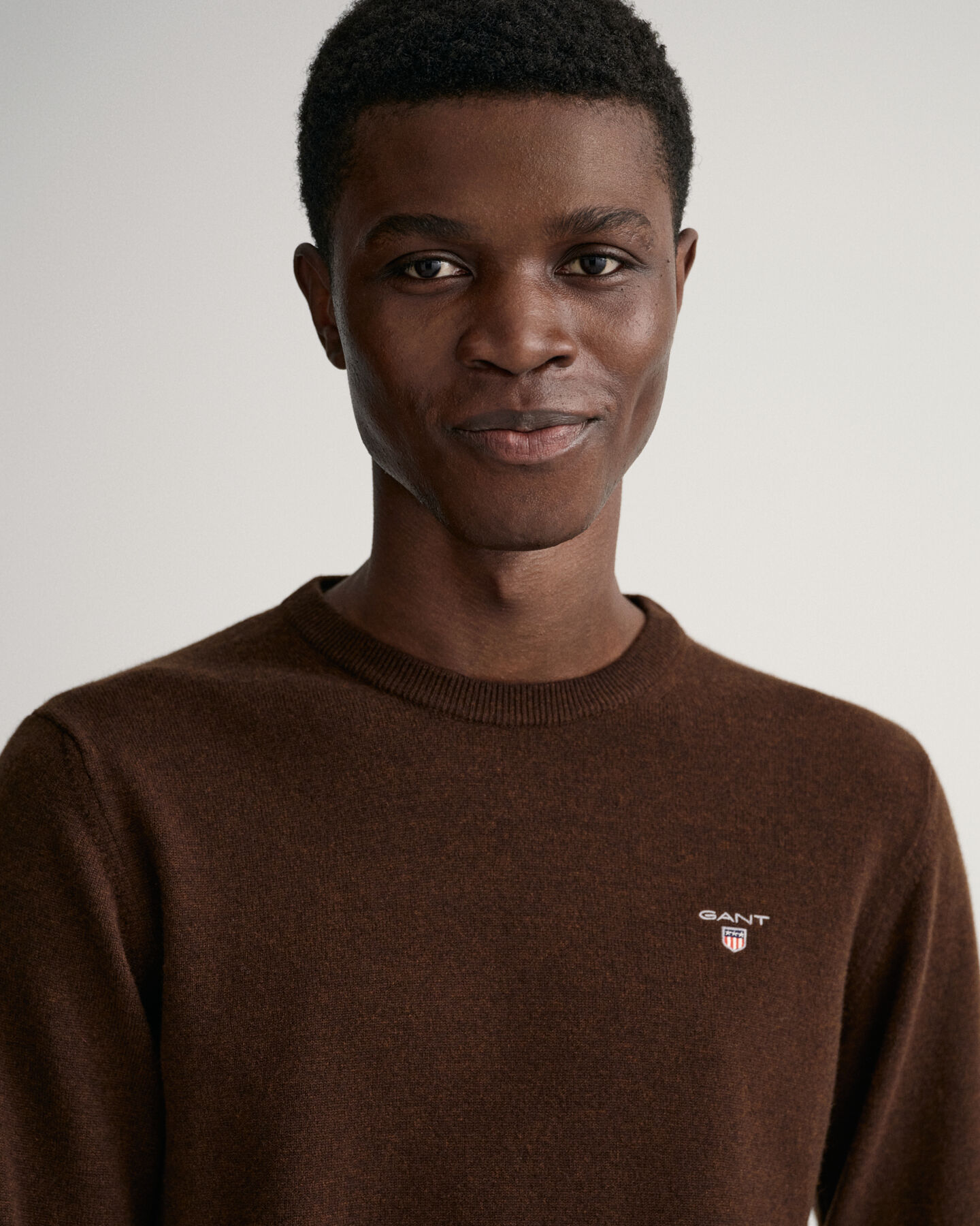 Trui met ronde hals van buitengewoon zachte lamswol