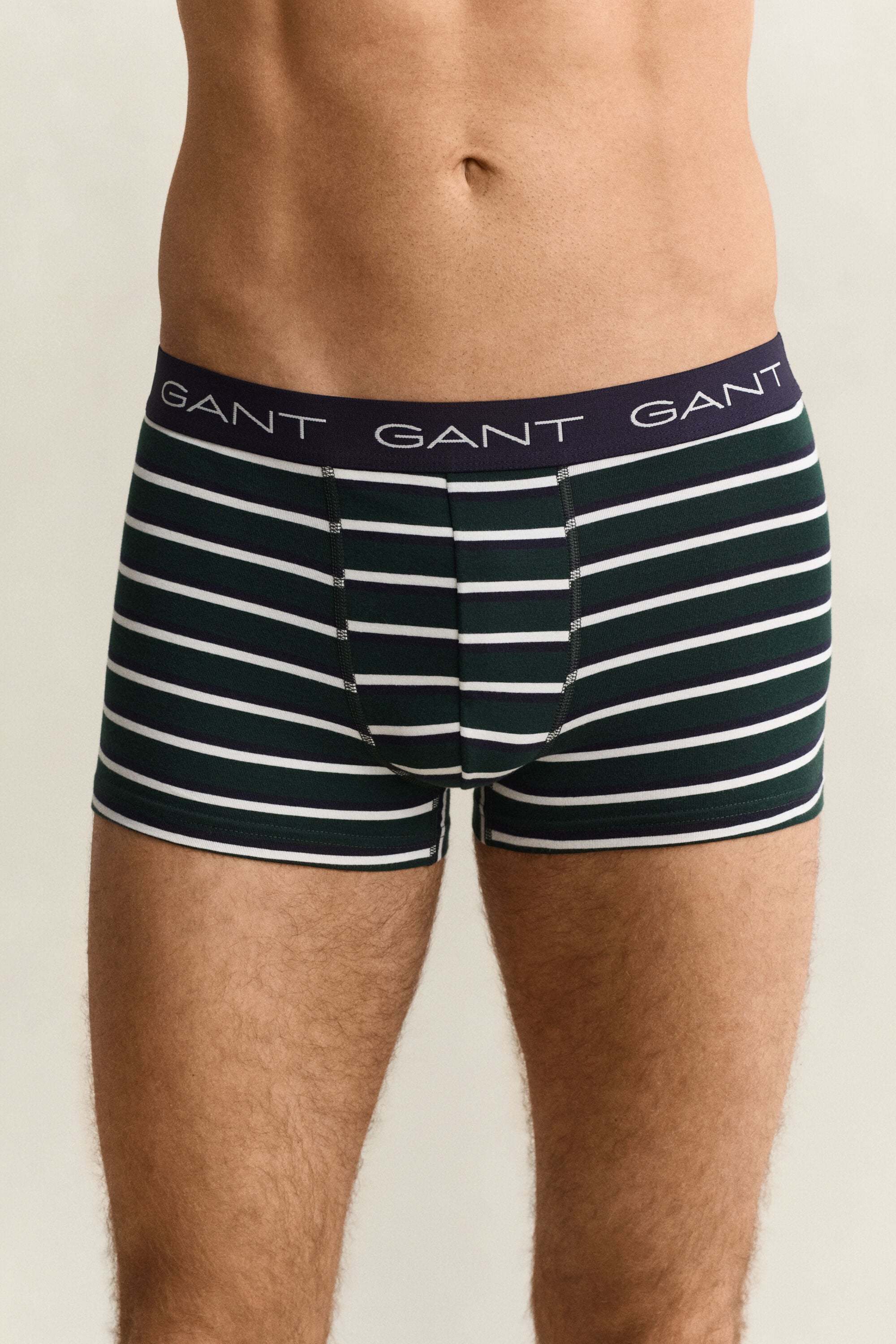 Set van drie gestreepte boxershorts