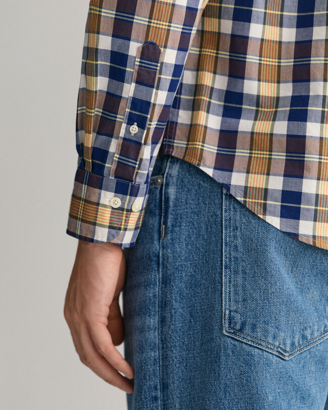 Regular Fit kleurrijk geruit overhemd