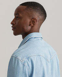 Relaxed Fit Western denim overhemd