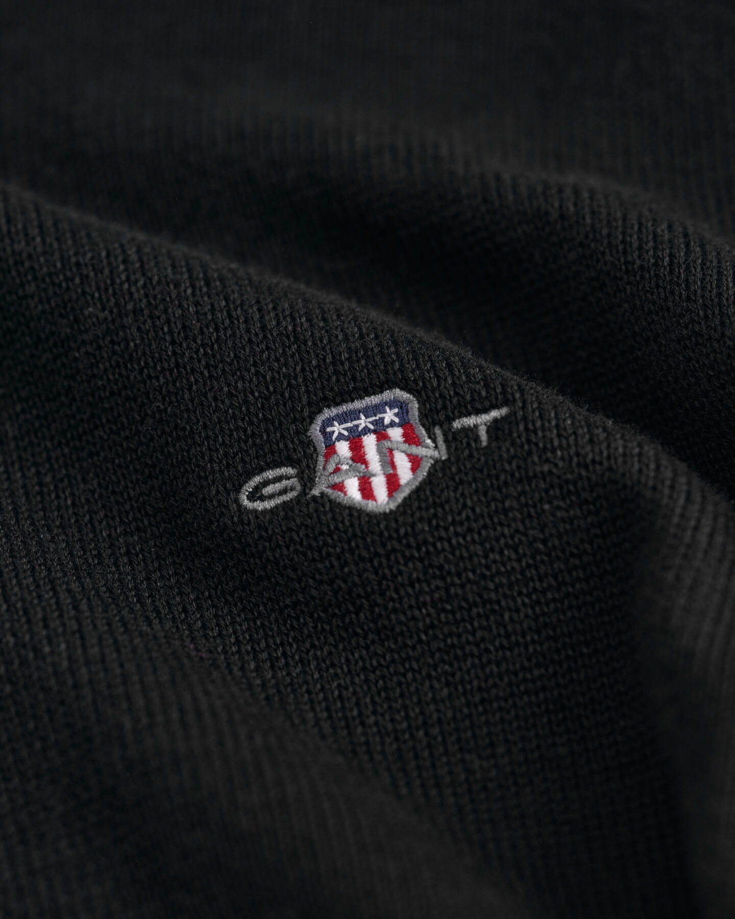 Casual vest van katoen met ritssluiting