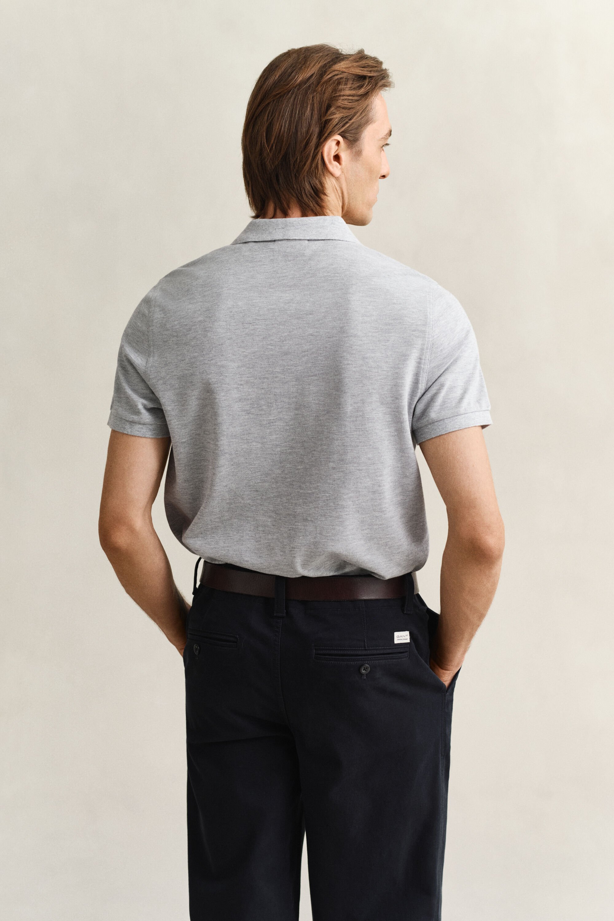 Regular Fit Shield piqué poloshirt